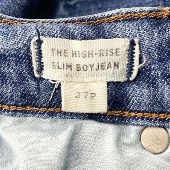 Madewell Petite High Rise Slim Boyjean Eco Edition Boyfriend Stretch Denim J9162 - Picture 10 of 12